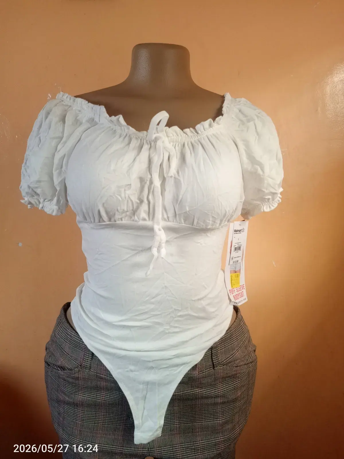 Fancy white Bodysuit